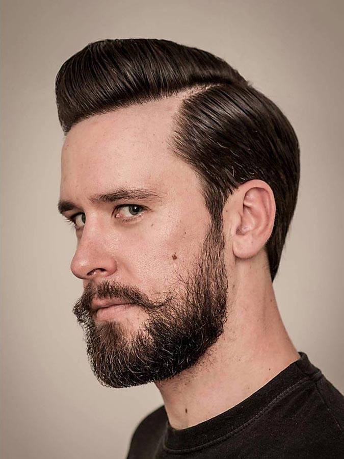 16 Peinados masculinos más atractivos con barba