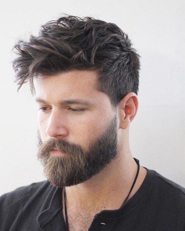 16 Peinados masculinos más atractivos con barba