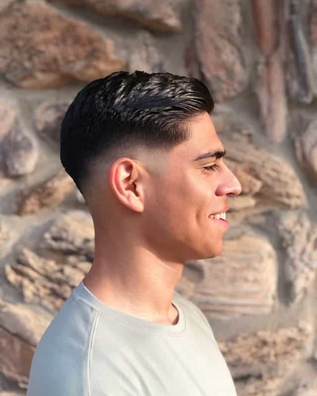 Corte de pelo degradado para un look ultimadamente estiloso