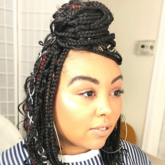21 estilos frescos y modernos de trenzas boxeadoras sin nudos