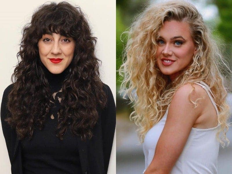 35 Irresistibles Looks de Pelo Largo Rizado Para el 2024