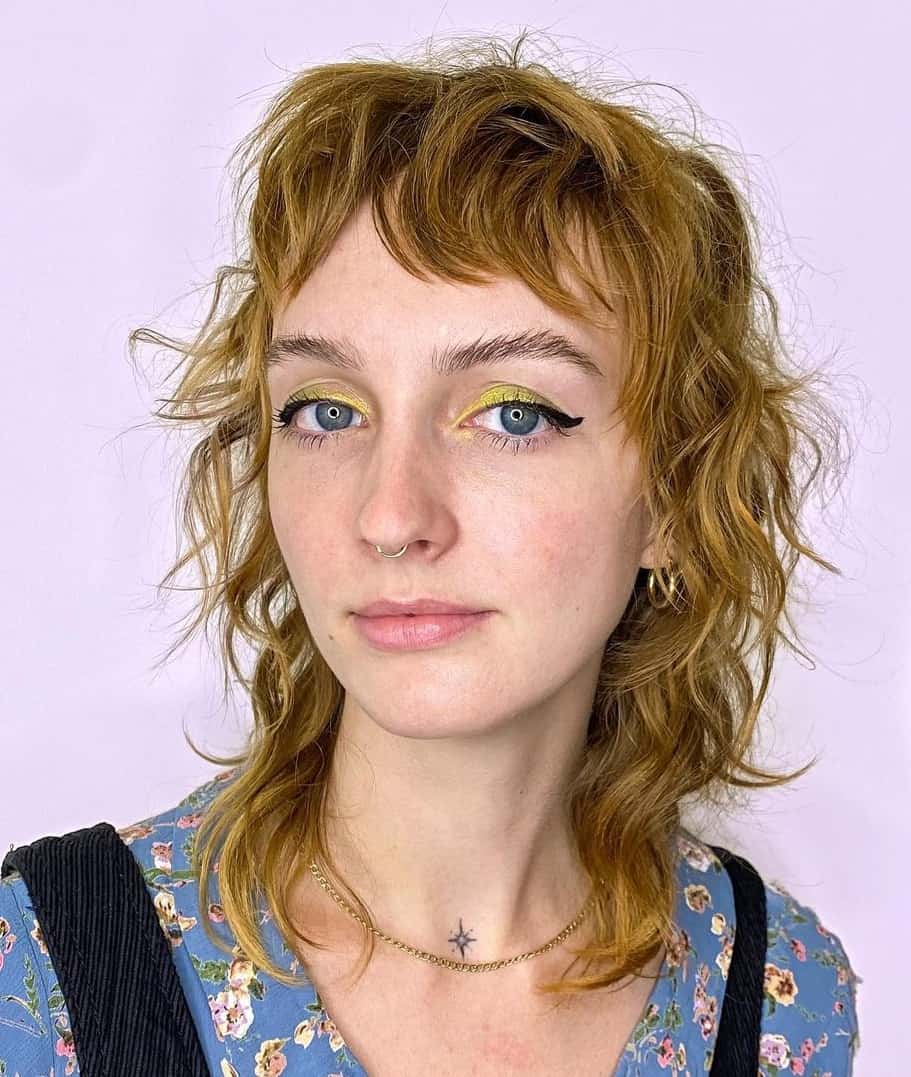 30 Peinados Medios Desenfadados y Sensuales con Flequillo