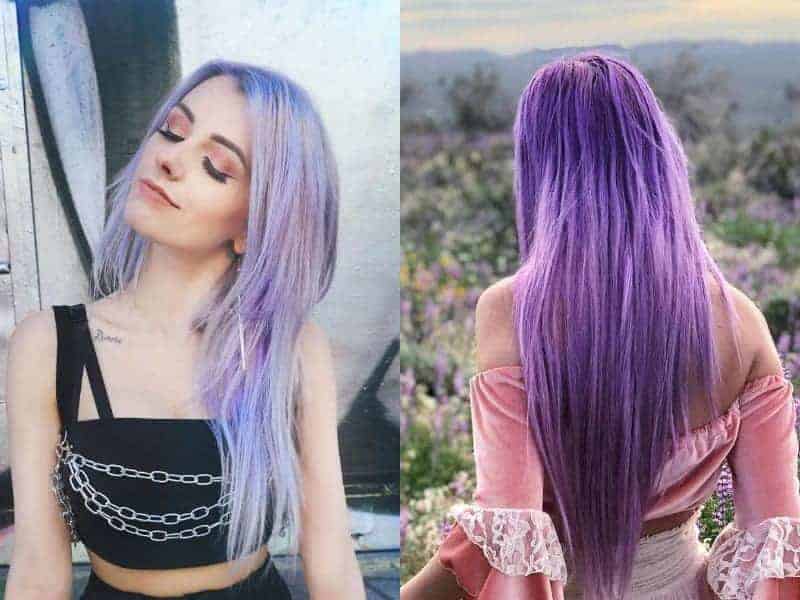 22 ideas de color de cabello lavanda para lucir esta temporada